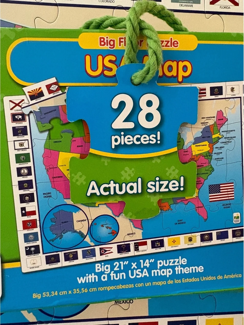 USA map puzzle